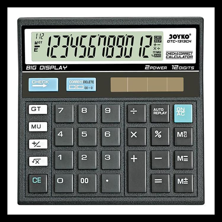 

Terlaris Calculator / Kalkulator Joyko Dtc-1313Ch / 12 Digits / Check Correct Promo