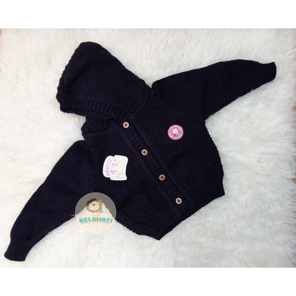 Jaket Bayi Rajut Onnea Warna Topi Laki Perempuan-17