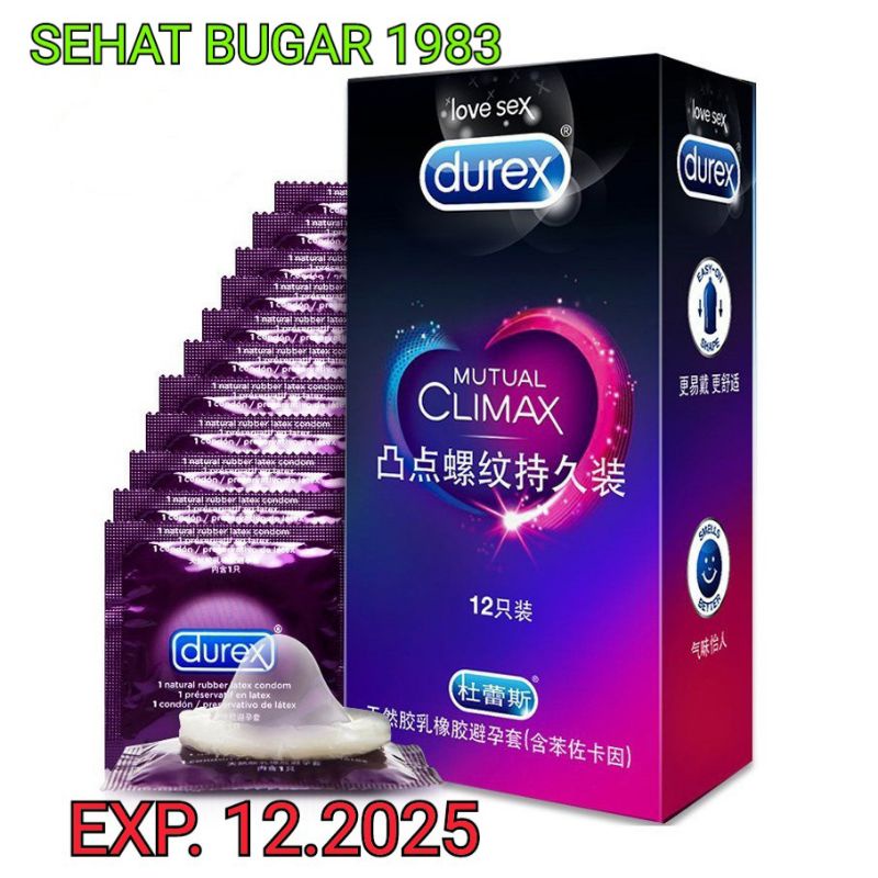 kondom durex mutual climax isi 12 pcs