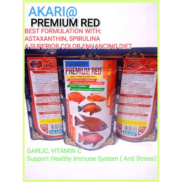 AKARI PREMIUM akari Premium Red Cichlid Tropical Original