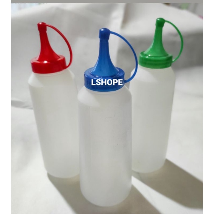 Botol kecap/saos/mayonaise 500ml.Botol plastik 500 ml.