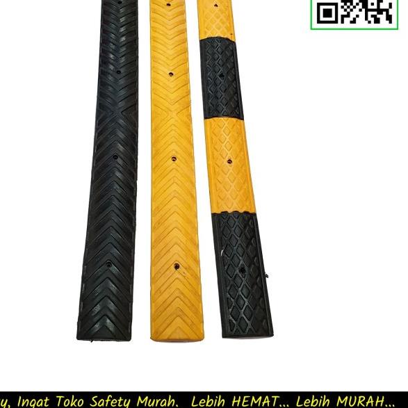 

♧ Speed Hump Bumb Bump Rubber Polisi Tidur Kecil Karet Marka Kejut Mini - MIX kuninghitam ✸