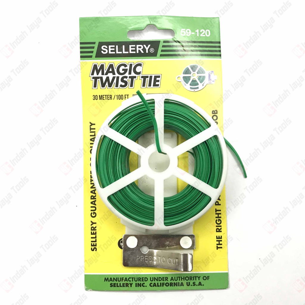 Twist Tie 30 Meter Sellery / Magic Twister Tali Pengikat Kabel Kawat