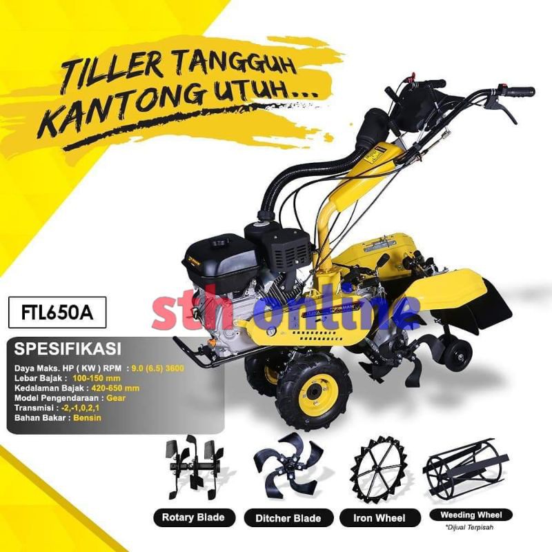 CULTIVATOR TILLER FTL-650 A | FIRMAN