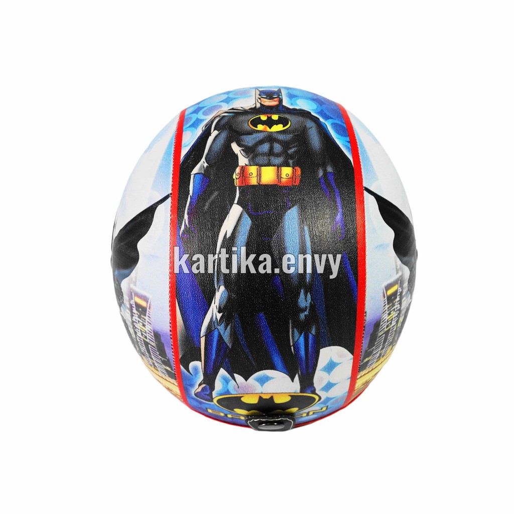 Helm Anak Cowok Model Bogo Karakter Batman