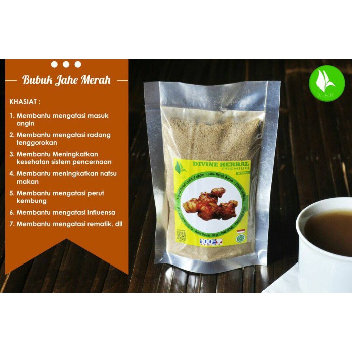 

Bubuk Jahe Merah Organik Asli (BERKUALITAS)