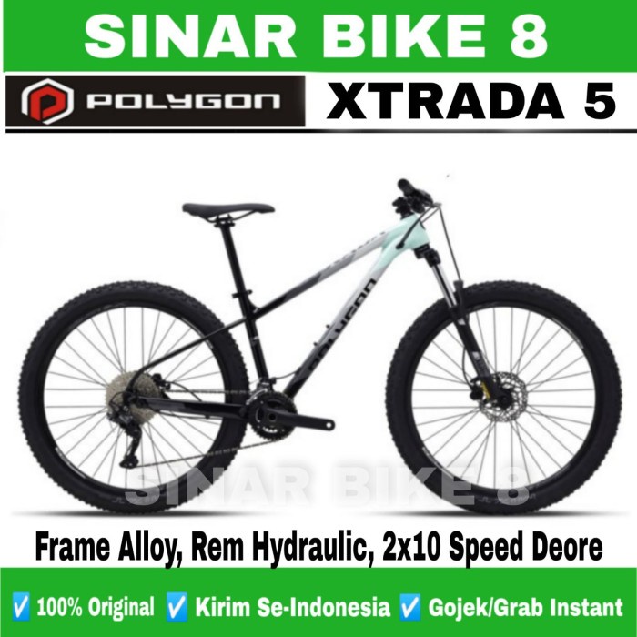 Sepeda Gunung Ukuran 27.5 Inch MTB POLYGON XTRADA 5 NEW