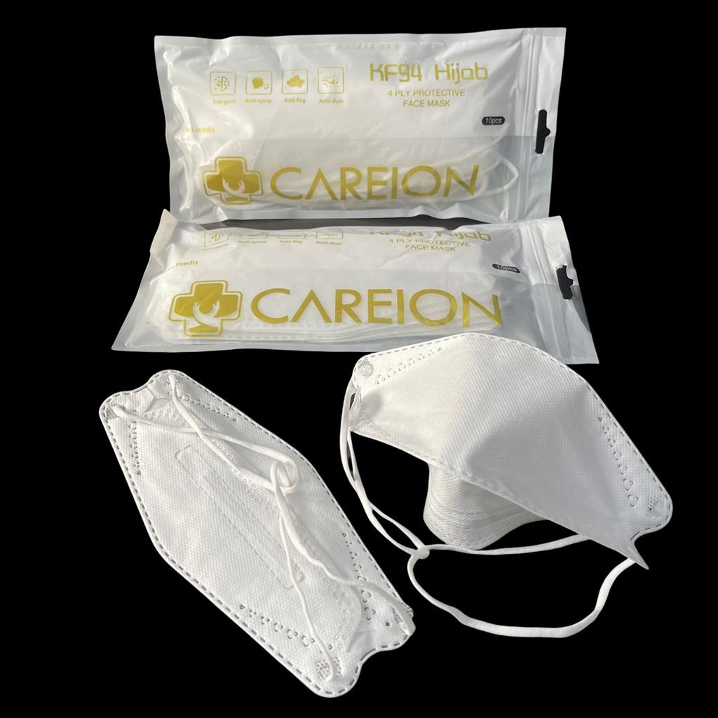 MASKER KF 94 HIJAB MASKER KF94 HEADLOOP CAREION 3D 4PLY ISI 10