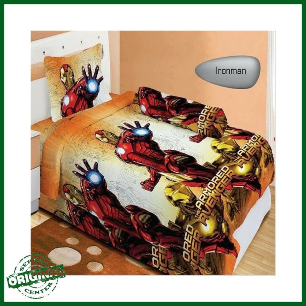 SEPREI LADY ROSE / SPREI LADY ROSE IRON MAN SINGLE 90 SEPRAI THE AVENGERS IRONMAN AVENGER