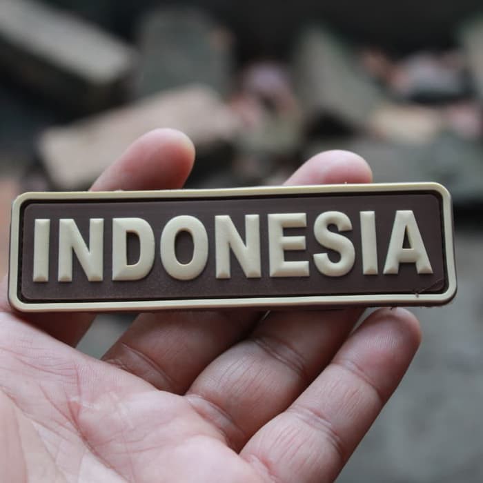 patch rubber Indonesia pramuka