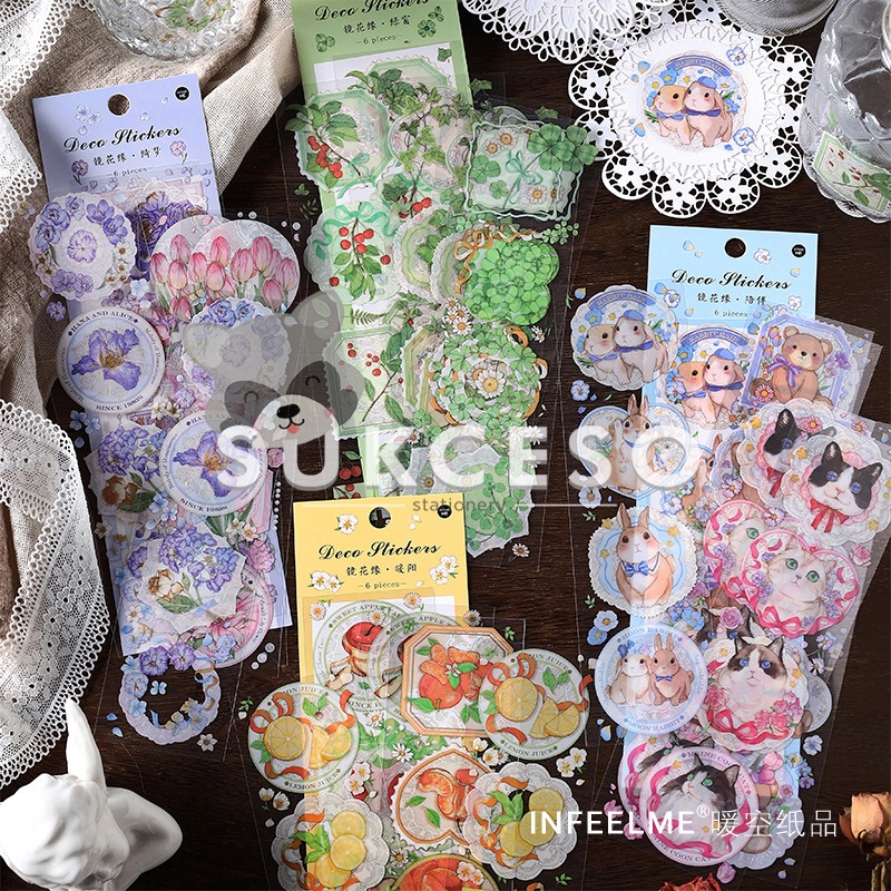

Fresh Style Illustrations Diary Deco Stickers Stiker Deco Aesthetic
