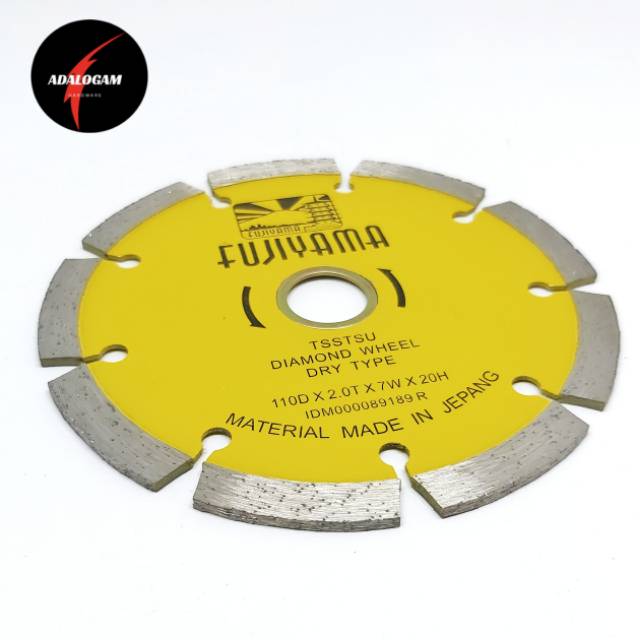 Fujiyama Mata Pisau Potong Keramik 4 Inch - Diamond Cutting Wheel Dry