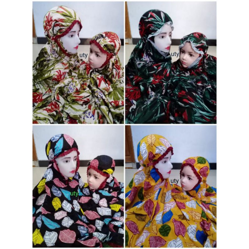 mukena ibu anak/ mukena couple anak ibu