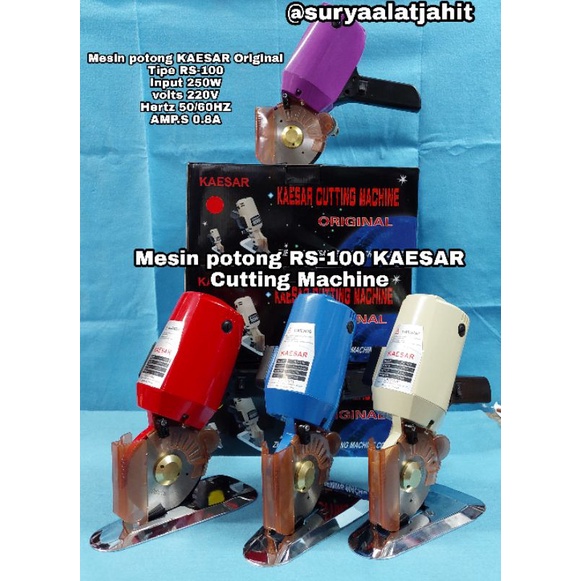 Mesin potong KAESAR Original cutting Machine RS-100 =RP.625.000/1PCS