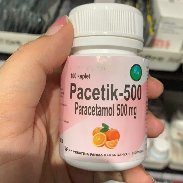 Pacetik kaleng isi 100 (paracetamol