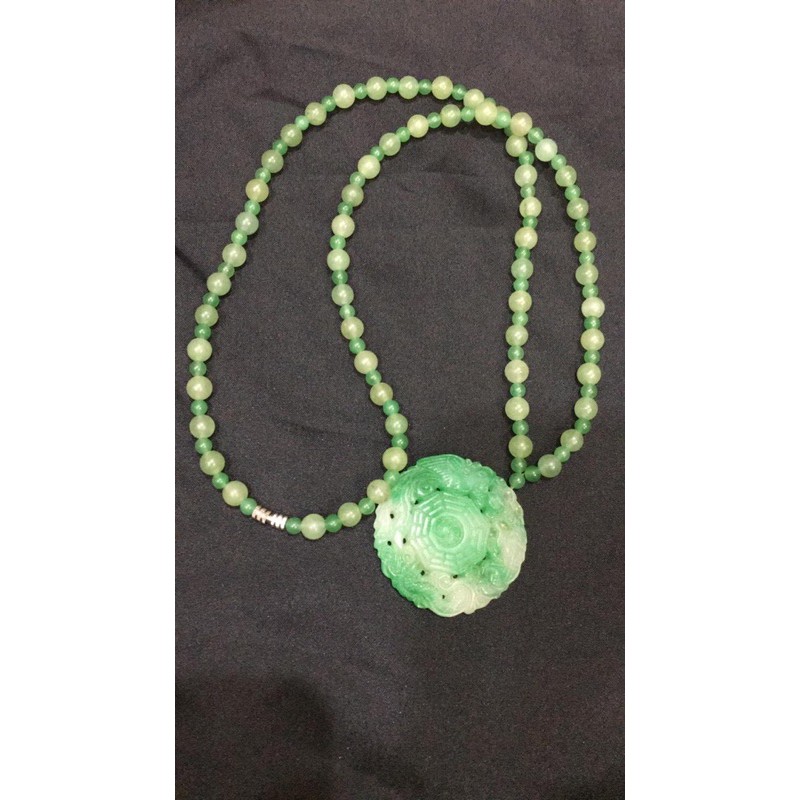 Kalung batu giok asli