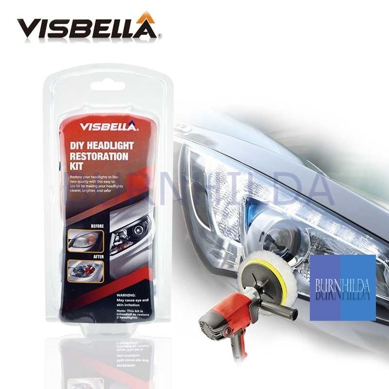 Pembersih Lampu Mobil DIY Headlight Restoration Kit accesoris motor mobil burnhilda