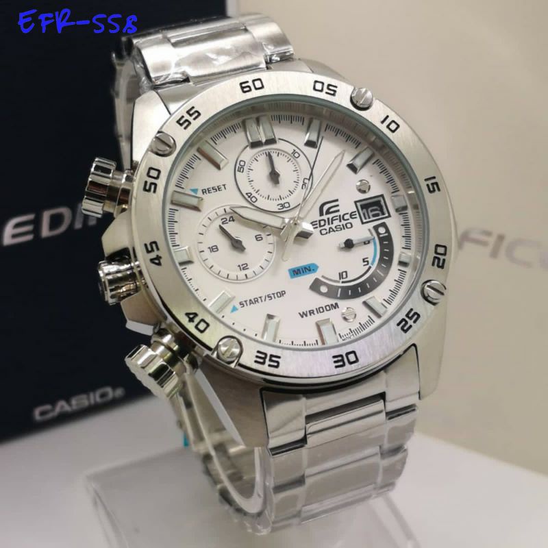 JAM TANGAN EDIFICE PRIA EFR-558 CHRONOGRAPH ORIGINAL