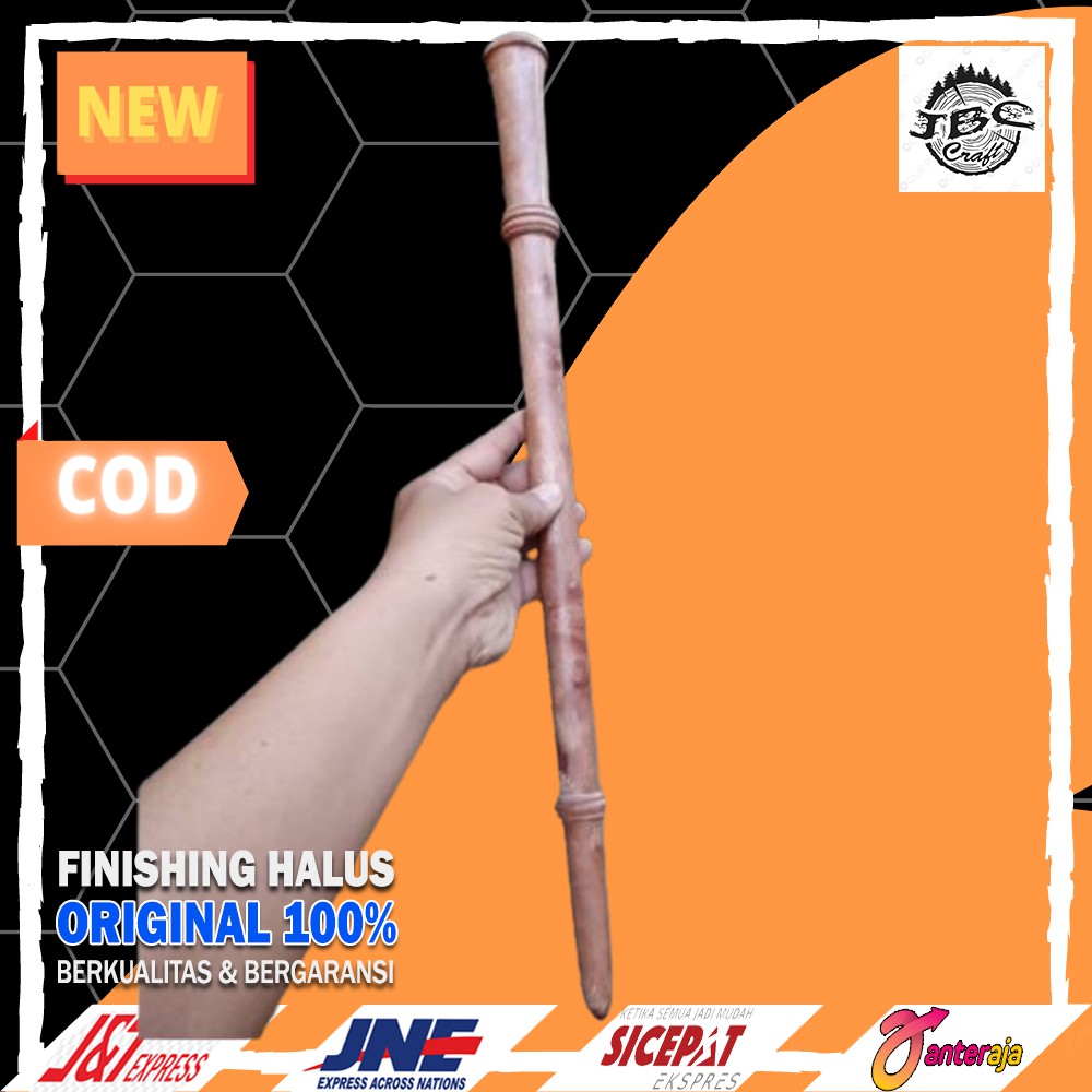 Original Tongkat komando bahan kayu stigi Exp Baru