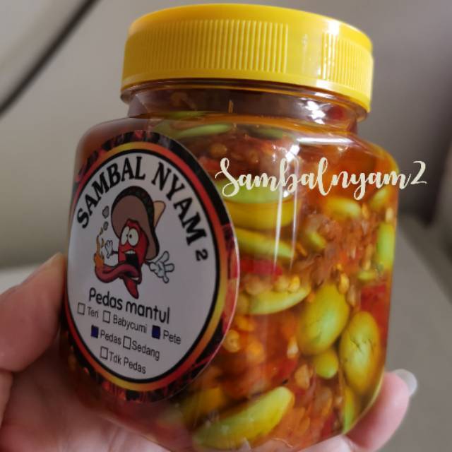 

SAMBAL PETE PETAI Sambal Nyam2 Pedas SAMBEL PETE PETAI PEDAS 200 GRAM