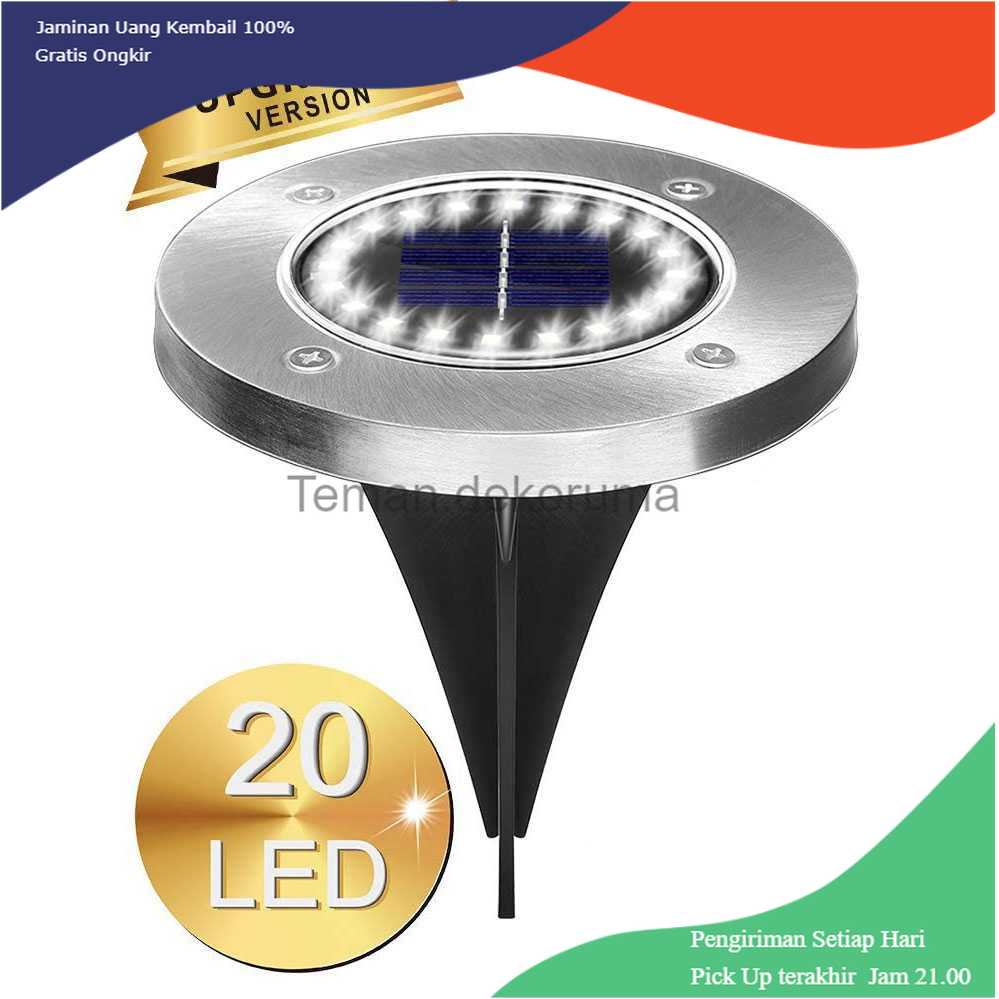 TD-DHA RAIBOHO Lampu Tanam Taman Solar Power Waterproof 20 LED - RB20