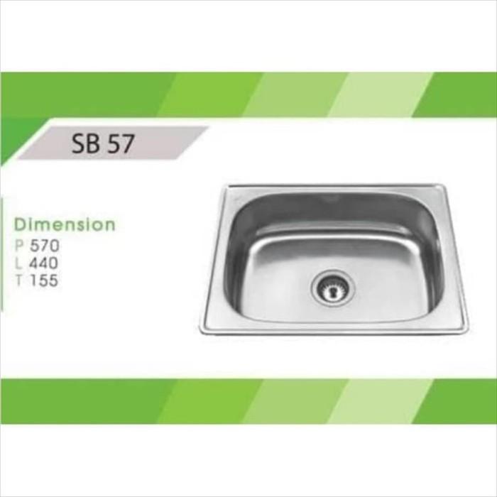 ROYAL SINK SB 57 | BAK CUCI PIRING ROYAL SINK SB57 STAINLESS
