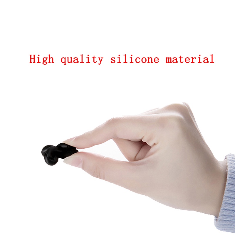 &lt; E2id &amp; &gt; 3 Pasang Kait Telinga Kacamata Bahan Silikon Anti Slip