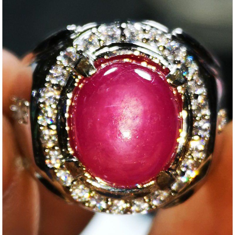 Natural Red Ruby Star Burma Fatkwa Kristal