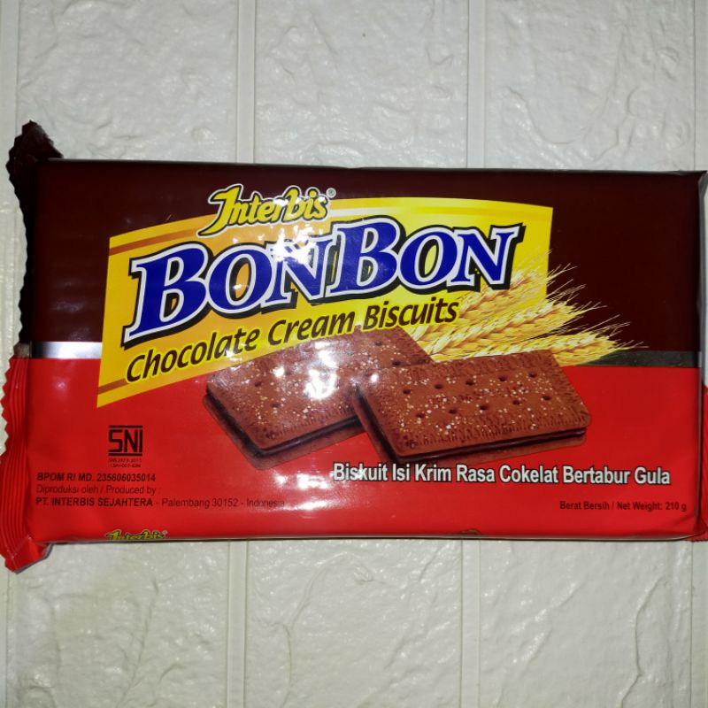 

INTERBIS BONBON BISKUIT DENGAN KRIM RASA COKLAT 210g Warung Online