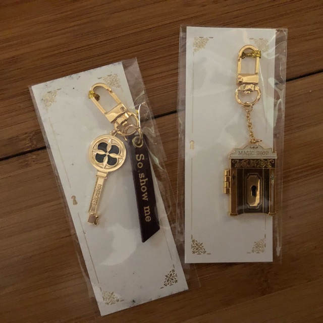 Magic Shop Door & Key Keyring