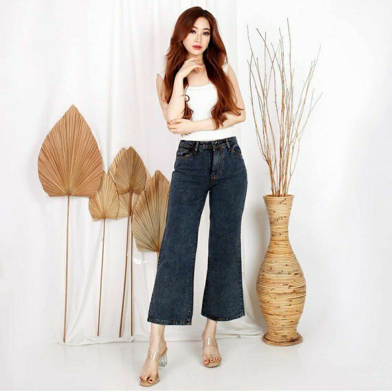 Celana Jeans wanita Cullotes/Kulot