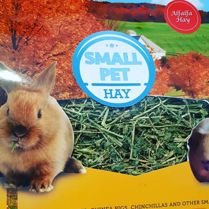 New Rumput Hay Makanan Kelinci Merk Small Pet Hay Alfalfa Hay