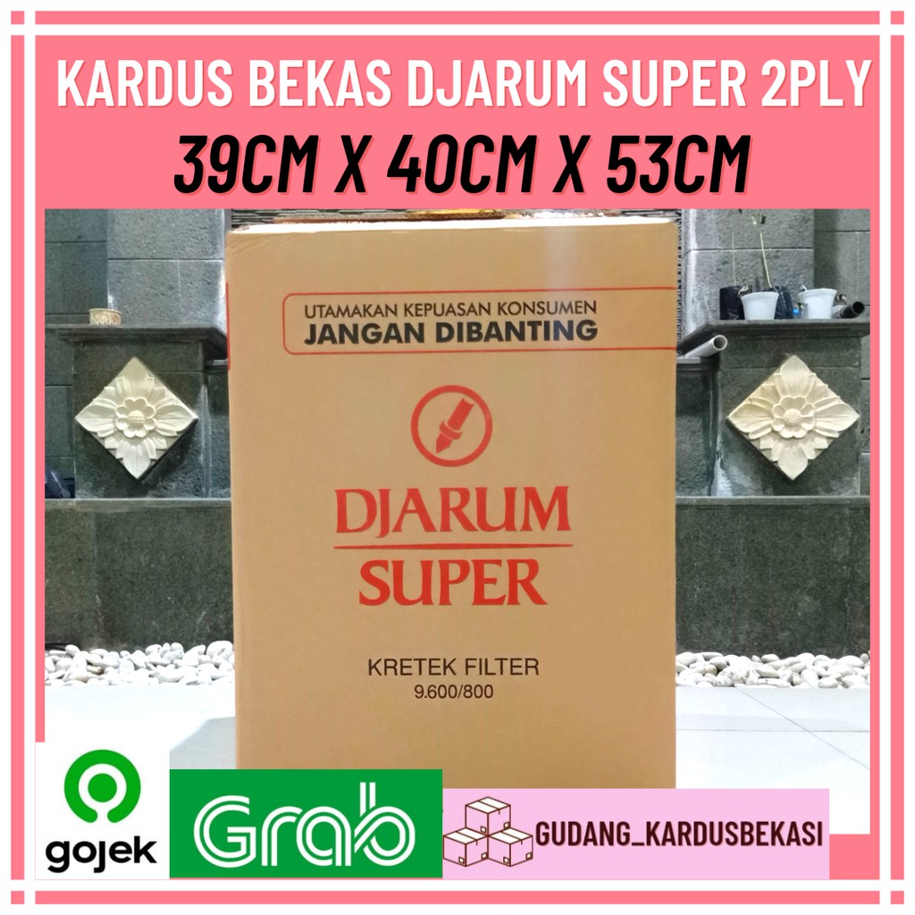 Kardus Bekas Kardus Pindahan Kardus Bekas Besar Kardus Pindahan Rumah Kardus Bekas Rokok 39x40x53cm