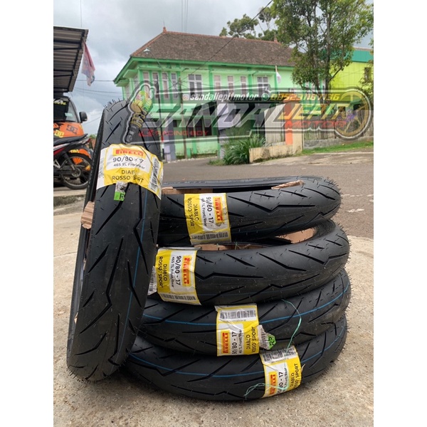 BAN LUAR PIRELLI DIABLO ROSSO SPORT RING 17 UKURAN 90/80 80/80 100/80 BAN LUAR DIABLO ROSSO SPORT PI