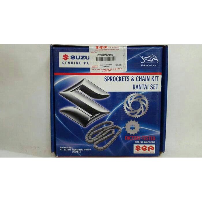 ORIGINAL: Gear set Satria FU LAMA (Tahun 2005 - 2012)