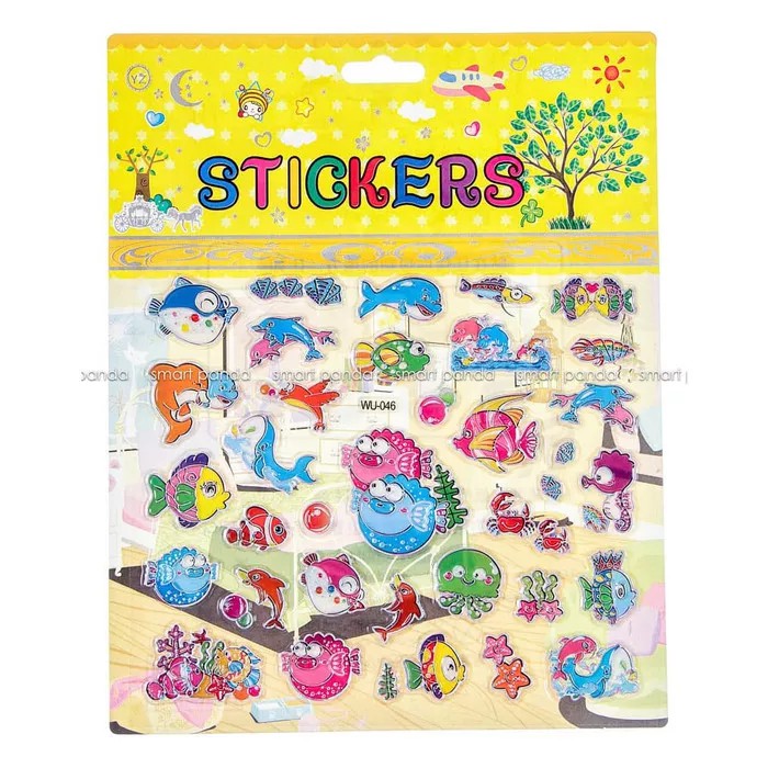 

Sticker Anak Timbul Ikan WU046