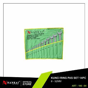 Nankai Kunci Ring Pas Set 14 Pc  8 32mm  Berkualitas