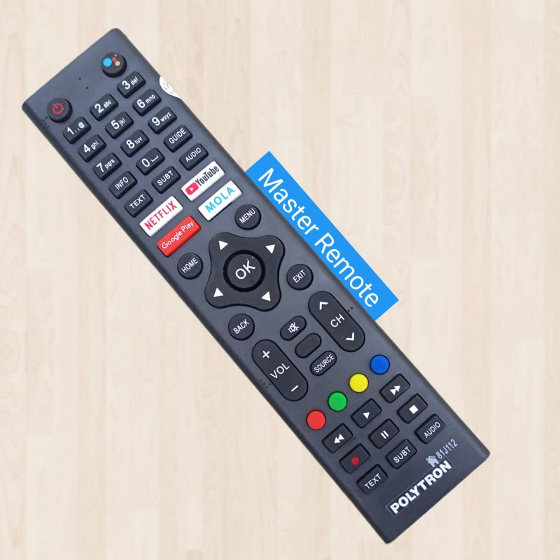 Remote Remot TV POLYTRON LED Android Smart tv 81J112