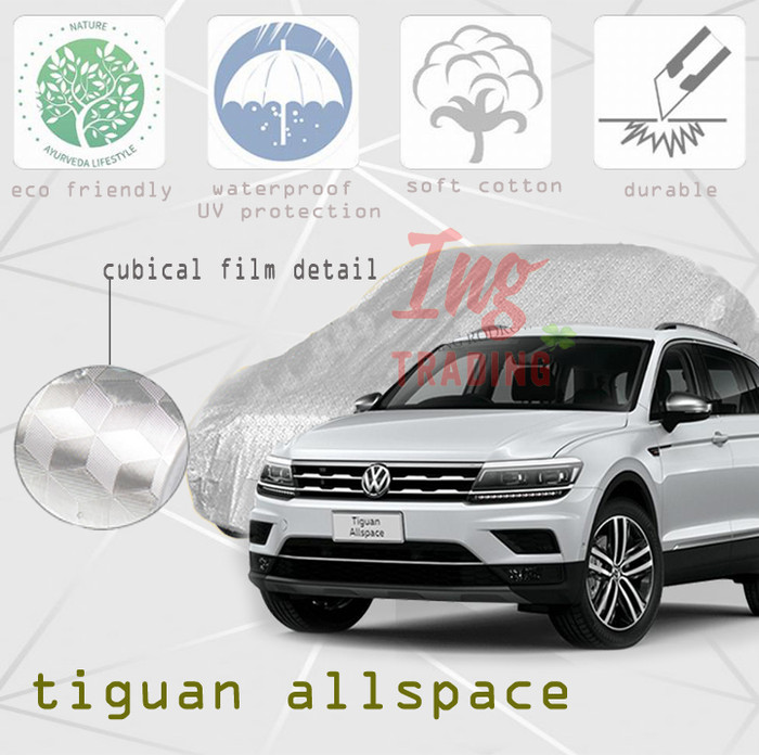 Cover Sarung Mobil TIGUAN ALLSPACE Waterproof 3 Layer Protection