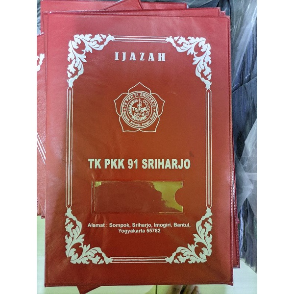 

Sampul ijazah/ Ijazah K13..
