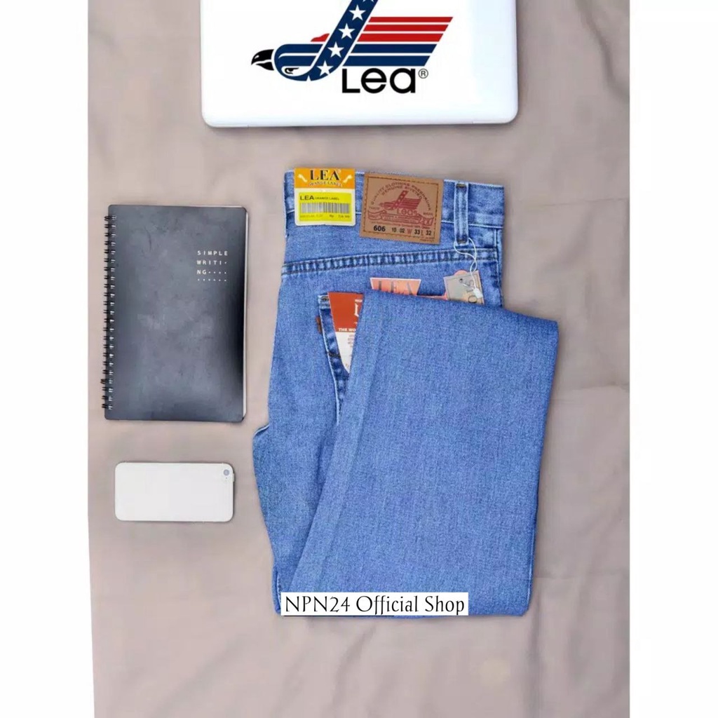 Celana Jeans Lea 606, 604, Straight Jeans Reguler Fit, Jeans Standar
