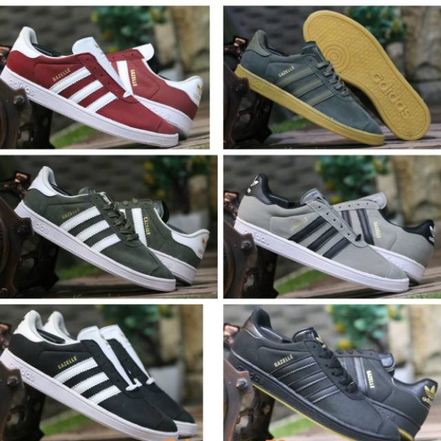 Sepatu sneakers pria adidas gazelle import quality