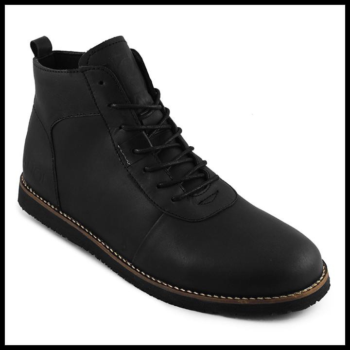 DISKON SAUQI BRODO SEPATU PRIA SEPATU BOOTS KULIT ASLI MURAH KEREN ORIGINAL 