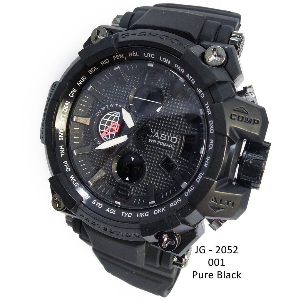 COD Jam tangan Doubletime Pria G-Shock JG - 2052 Globe