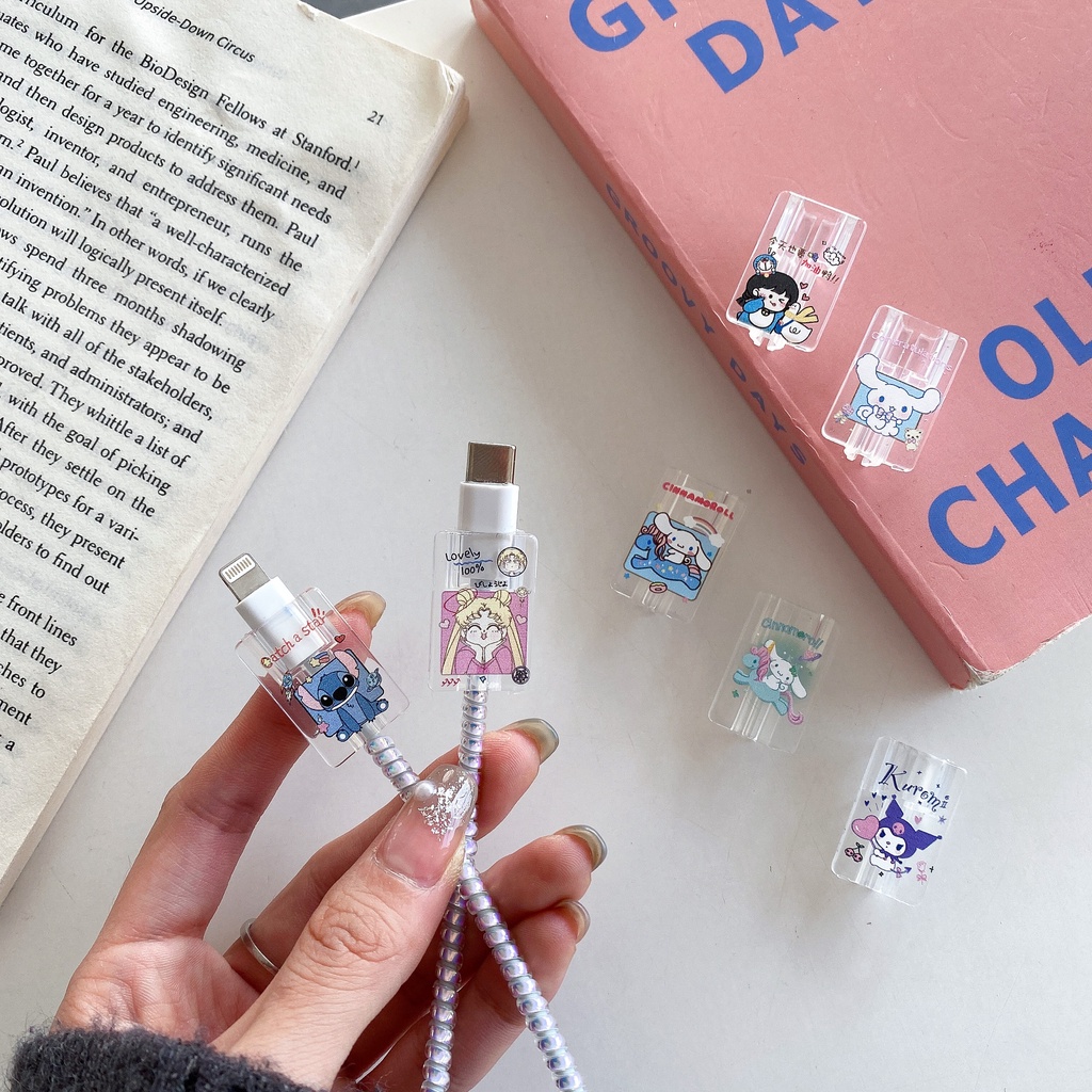 Disney Pelindung Kabel Data / Charger Usb Untuk iPhone / Android