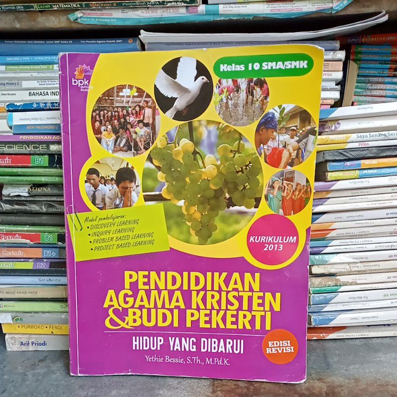buku pendidikan agama Kristen dan Budi pekerti kelas 10 penerbit BPK gunung mulia