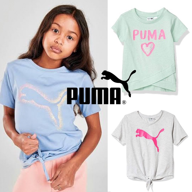Kaos  anak perempuan Puma size 12-18m hingga 8y