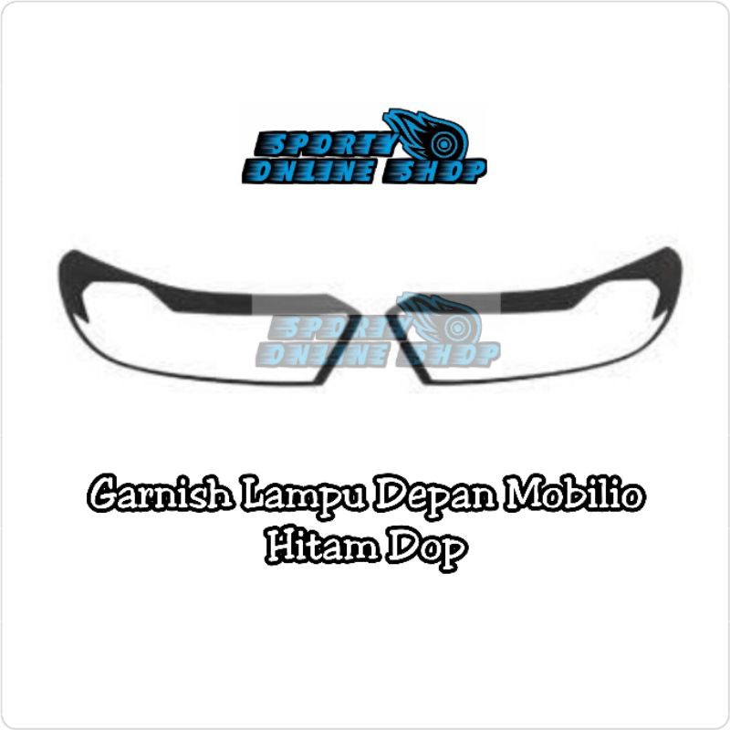 Paket Garmish Lampu Mobilio New Depan &amp; Belakang Hitam Dop