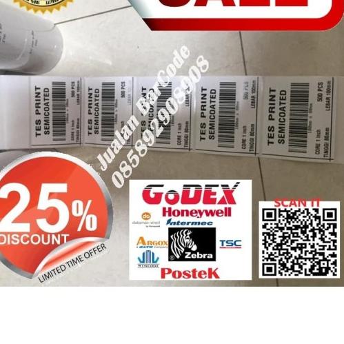 

❄ STIKER LABEL SEMICOATED 100 x 80 | 100x80 | 10cm x 8cm ISI 500 PCS ☄