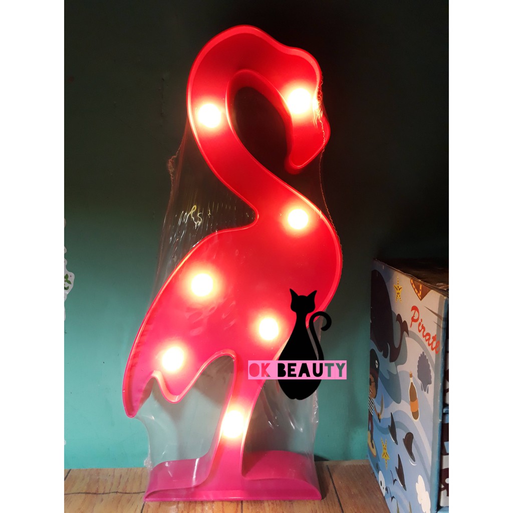  LAMPU  FLAMINGO  LED HIAS  TIDUR BANGAU DEKORASI NIGHT LIGHT 